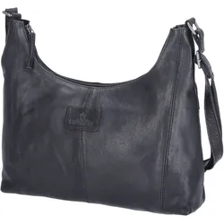 The Skandinavian Brand Leder Umhängetasche  Black
