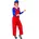 Fasching Latzhose blau oder rot rot 36/38 36-38