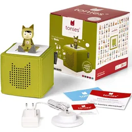 Tonies Toniebox Starterset grün mit Kreativ-Tonie