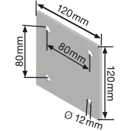 Günzburger MUNK Erweiterungspodest 800 x 800