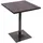 chefgastro Bistrotisch 60 x 60 x 76 cm Dunkelbraun