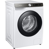 Samsung Waschmaschine, 8 kg, 1400 U/min, Ecobubble, Automatische Waschmittel- und Weichspülerdosierung, Weiß/Schwarz,