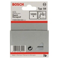 Bosch Professional Typ 59 Tacker-Klammern 14x10.6mm, 1000er-Pack (2609200243)