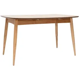 miliboo Ausziehtisch 90 x 75 x 90 cm braun
