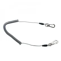 Herbertz Spiralkabel 28 cm - Sicherungskabel Outdoor & Radsport 28