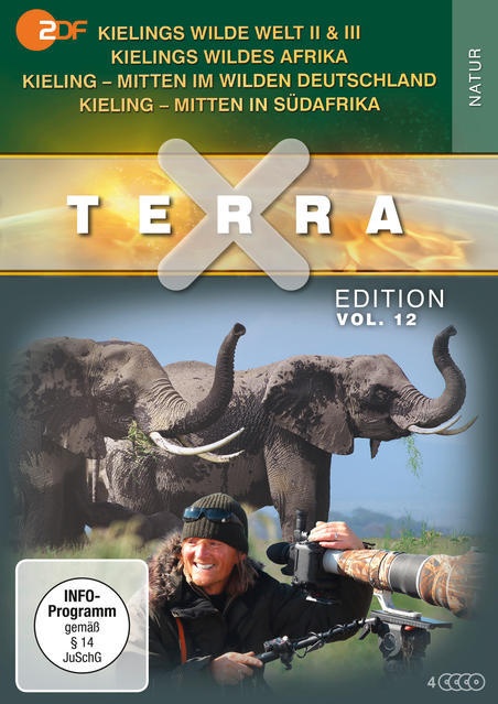 Terra X - Edition Vol. 12 Kieling  Mitten In Südafrika - Kieling  Mitten Im Wilden Deutschland - Kielings Wildes Afrika - Kielings Wilde Welt Ii & I