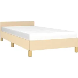 vidaXL Bettgestell 90 x 200 cm Creme