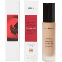 Korres Wild Rose Brightening Second-Skin Foundation Pflege 30 ml