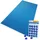 VOUNOT Poolabdeckung Rechteckig blau 5X10 m