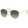Ray-Ban Round Metal Herren-Sonnenbrille Vollrand Rund Metall-Gestell, gold