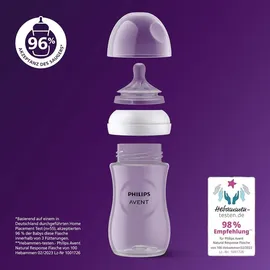 Philips Avent Natural Response Babyflasche 260ml, mittlere Durchflussrate - SCY903/03