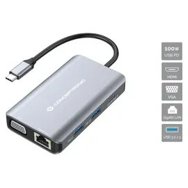 Conceptronic DONN21G 7-in-1 USB 3.2 Gen 1 Dockingstation