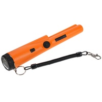 Focket Metalldetektor Pinpointer, 360° Wasserdichter Metalldetektor mit 2 Modi, LED Licht, Professioneller Tragbarer Pinpointerstab für die Schatzsuche, Erwachsene, Kinder (Orange)