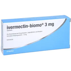 Ivermectin-biomo 3 mg Tabletten 8 St