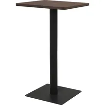 vidaXL Bistrotisch 70 x 70 x 107 cm Dunkle Esche