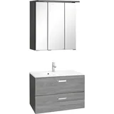 WELLTIME Ravenna 2-tlg. Grau