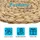 Intirilife Platzset Natur, Naturmaterialien, 30x7x30 cm Wohntextilien, Tischwäsche, Tischsets