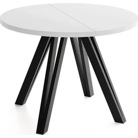 WFL GROUP Ravano Ø 100–180 cm weiß