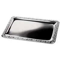 APS Servierplatte SCHÖNER ESSEN silber 35,0 x 24,0 cm, 1 St.