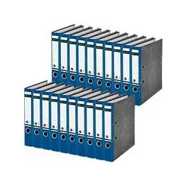 Leitz Wolkenmarmor-Ordner DIN A4 52 mm Blau 20 St.