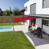 WINDHAGER Cannes Sonnensegel quadratisch 300x300cm rot