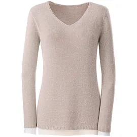 Casual Looks Strickpullover Beige / Braun 44