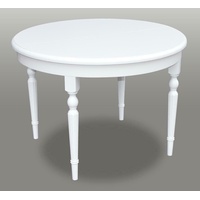 JVmoebel Esstisch, Design Esstisch Holz Tische Esszimmer Möbel Runden weiß