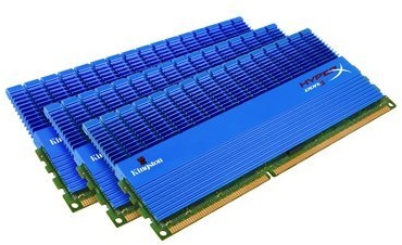 Kingston HyperX T1 - Memory - 3 GB : 3 x 1 GB - DIMM 240-PIN - DDR3 - 1800 MHz / PC3-14400 - CL9 - 1.65 V - ungepuffert - nicht-ECC