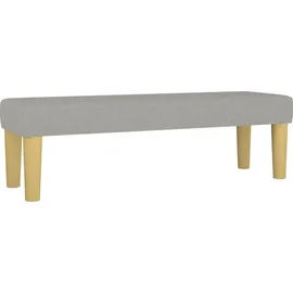 vidaXL Boxspringbett 140 x 200 cm Hellgrau