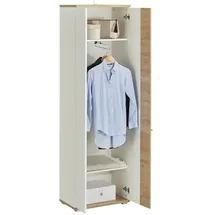 Sconto Sinsao Garderobenschrank 60 x 38 x 200 weiß