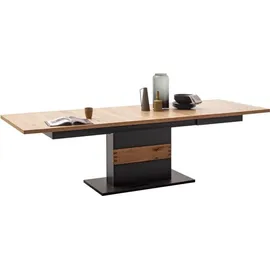 MCA Furniture MCA Cesena Tisch mit Säule 180x100(280) cm Holzwerkstoff/Schwarzgrau