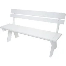 Proregal Gartenbank 86 x 148 x 54 cm Weiß