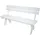 Proregal Gartenbank 86 x 148 x 54 cm Weiß