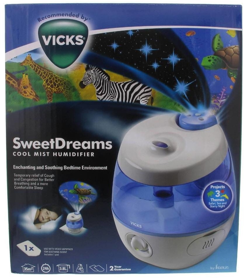 Vicks® SweetDreams Luftbefeuchter mit Lichtspiel