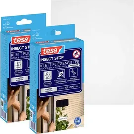Tesa COMFORT 55667-00500-00 Fliegengitter (B x H) 1000mm x 1000 mm Anthrazit 2 St.