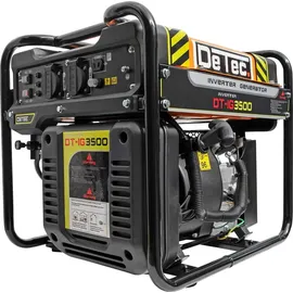 DeTec. Inverter Stromerzeuger 3,5 kW | Benzin Stromgenerator 230V | Notstrom Inverter Generator
