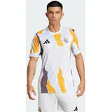 Adidas Real Madrid 24/25 Pre-Match Shirt White / Crew Orange / Charcoal / Glow Blue L