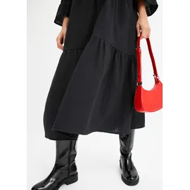 bonprix Maxikleid Schwarz 38