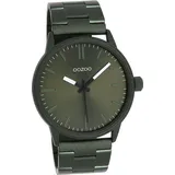 Oozoo Herren Armbanduhr Oozoo Timepieces Analog Edelstahl grün UOC11402