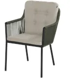 Hartman Cairo Rope Dining Stuhl 57 x 65 x 84 cm schwarz 2 St.