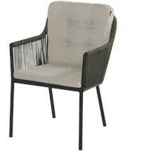 Hartman Cairo Rope Dining Stuhl 57 x 65 x 84 cm schwarz 2 St.