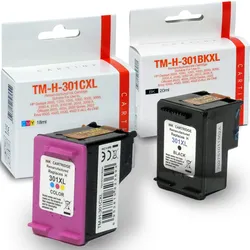 Gigao REAL Tinte HP301 XL COLOR + BLACK  HP Drucker Serie ENVY