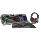 Speedlink Lunera 4in1 Illuminated Gaming Set, schwarz, USB, DE (SL-670305-BK)