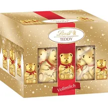 weihnachten-schokolade Lindt Mini Teddy Weihnachten Vollmilch-Schokolade Packung 200g