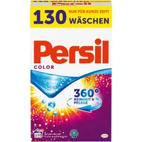 Persil Color Pulver, Colorwaschmittel, 360° Reinheit & Pflege, 1er Pack (1 x 130 Waschladungen)