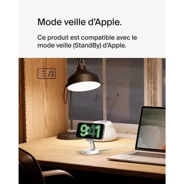Belkin BoostCharge Pro - Kabelloses Aufladen, 1,5 m, Weiß AC, Schnellladung Drinnen,