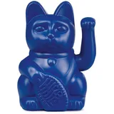 Donkey Products Dekofigur Lucky Cat Classic Winkekatze dunkelblau 15cm blau|bunt