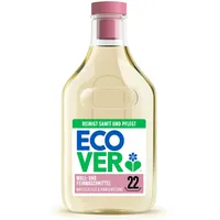 Ecover Flüssigwaschmittel für empfindliche Textilien, Ecover Waschmittel, schont Wolle und Feines, 22 Waschgänge, 1 x 1L