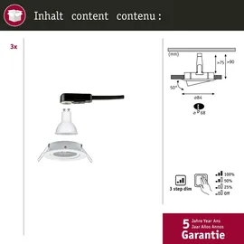 Paulmann Nova 3er Pack (934.67)