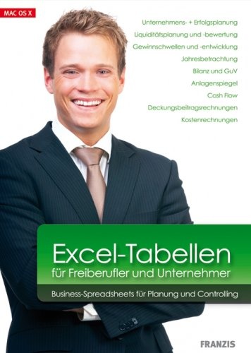 Excel-Tabellen f. Freiberufler u. Unternehmer (MAC) (Neu differenzbesteuert)